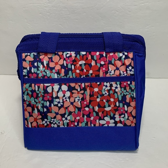 Igloo Insulated Collapsible Cooler Bag Blue Floral NWT - Picture 5 of 11